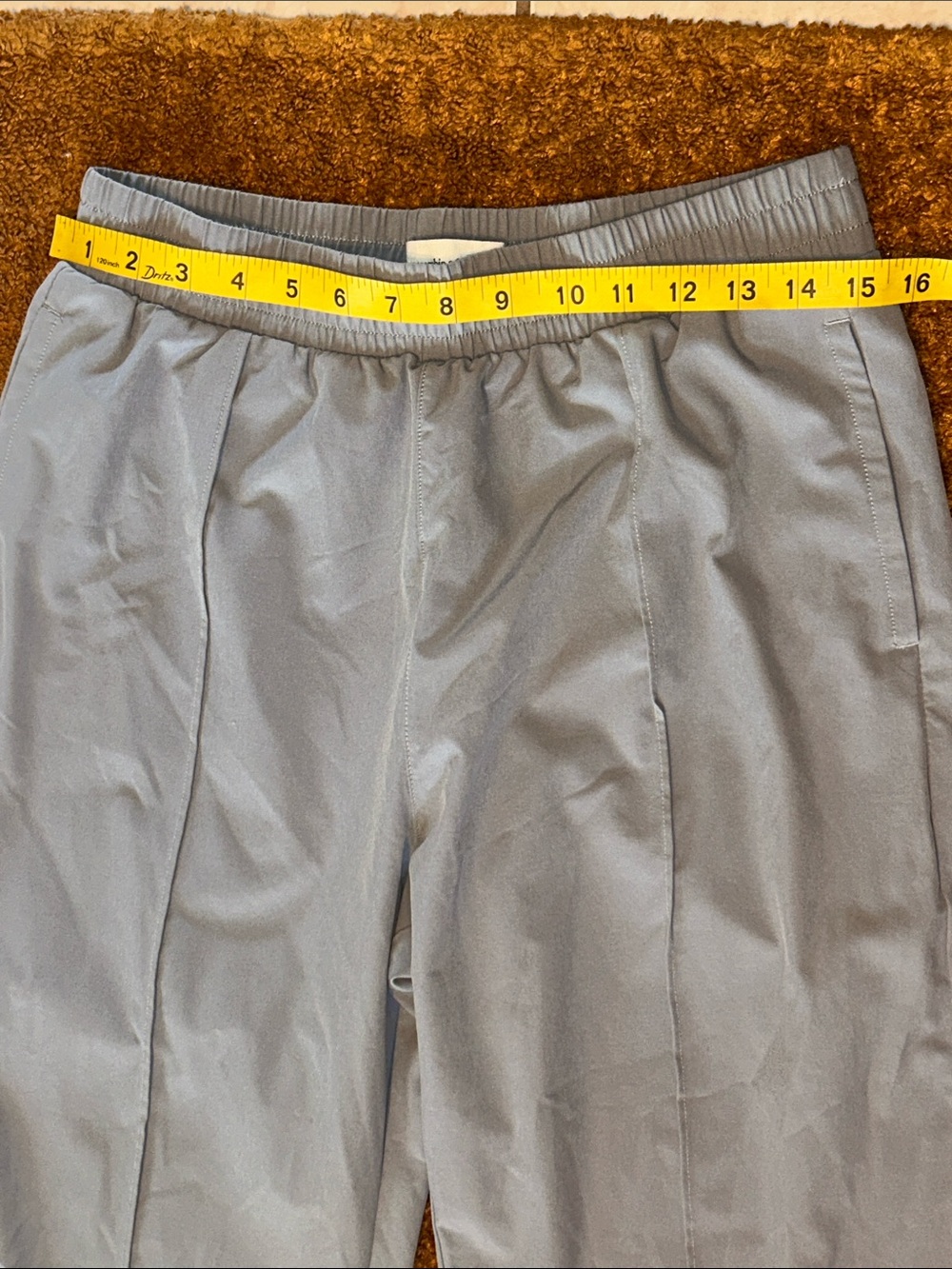 Abercrombie & Fitch Light Gray Wide-Leg Pants - Picture 3 of 9